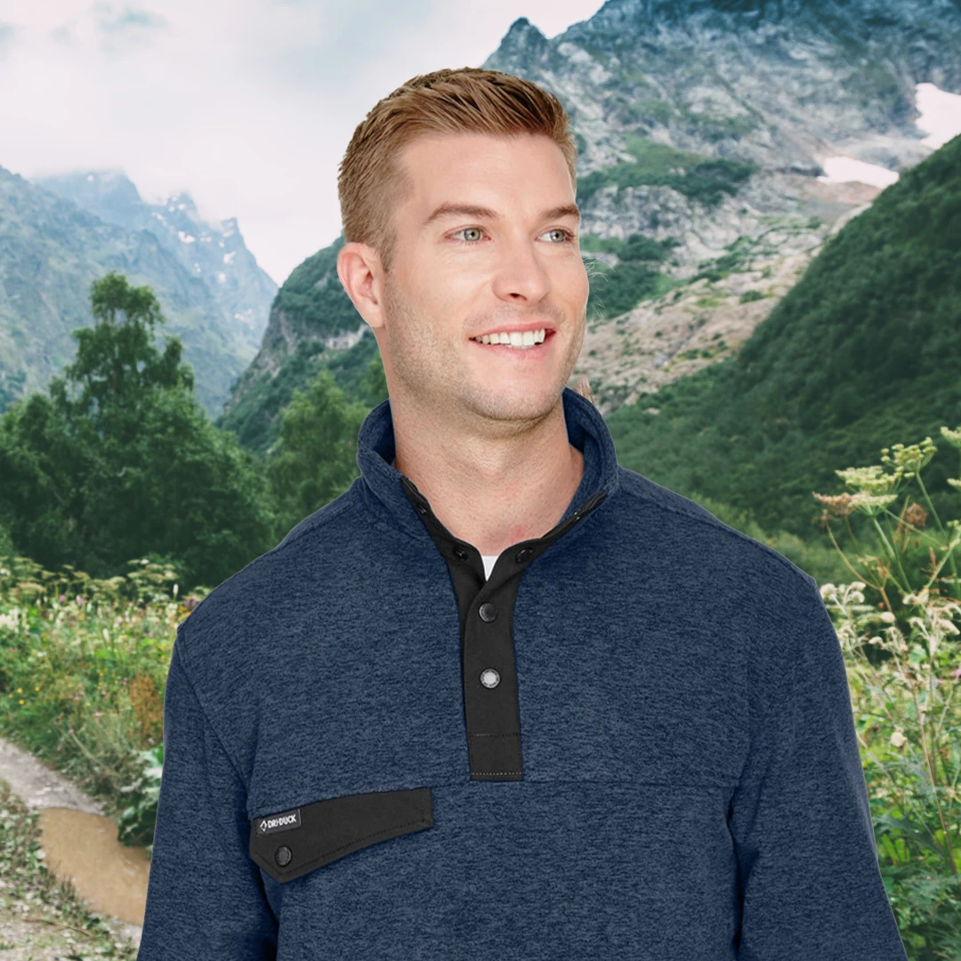 A popular Patagonia fleece jacket dupe, highly favoured by outdoorsy individuals. This cost-effective alternative from Brand Blvd is a great example of budget-friendly trending merch that can be branded with your company logo to engage your audience.
