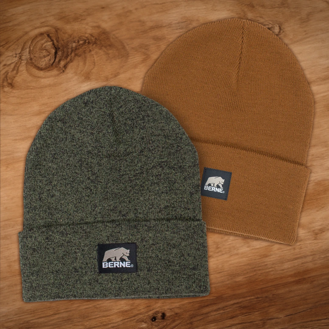 A dupe for the popular Carhartt cuff toque, perfect for both daily wear and workwear. This cost-effective alternative from Brand Blvd represents trending merch that can be branded with your company logo to engage your employees and audience.