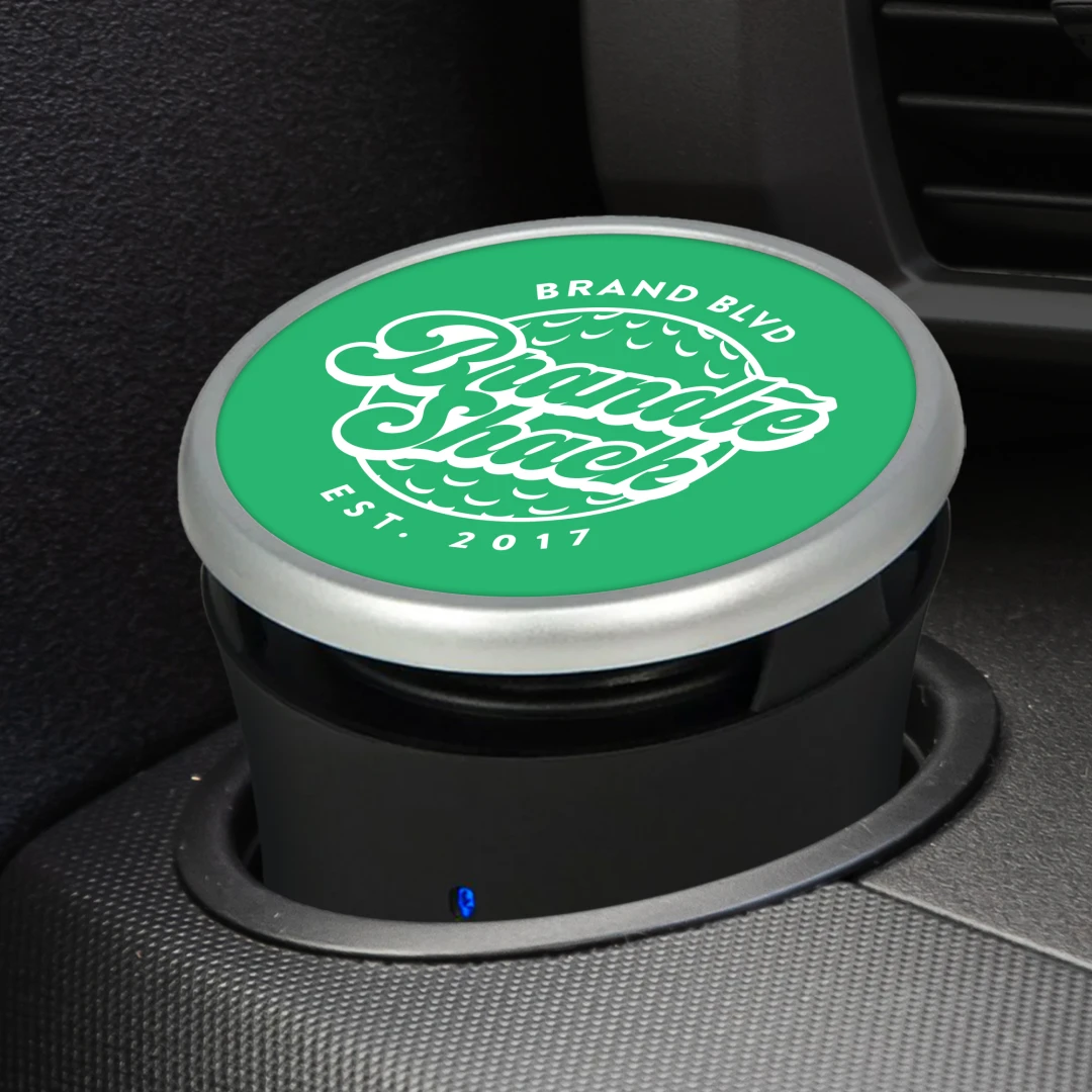 Enhance your corporate golf tournament with custom-branded portable Bluetooth speakers designed to fit perfectly in golf cart cupholders. Elevate the experience for golfers and enjoy high-quality sound on the green.