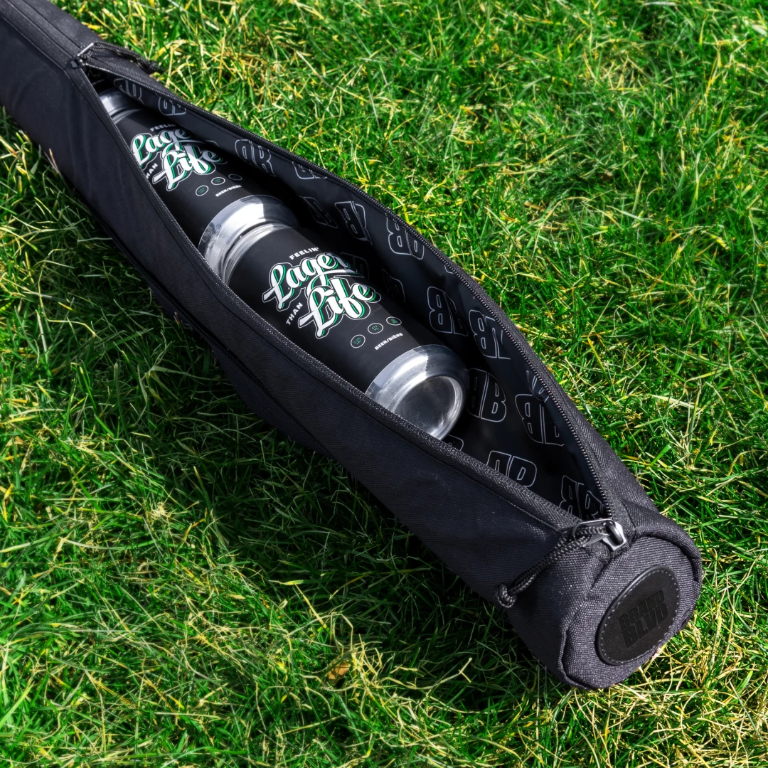 Reward golf tournament winners with this fun gift: the 10 Can Tower Cooler Bag featuring your company logo. This portable cooler easily fits in a golf bag, allowing players to enjoy cold beverages on the course. Boost your brand and keep golfers refreshed!