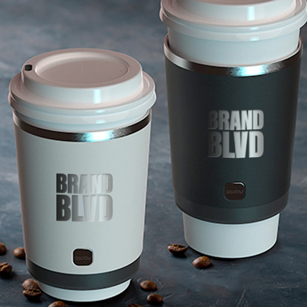 ASOBU Coffee Cup Insulator with a company logo fits perfectly in a car cupholder, which makes for a great client gift to show car insurance policyholders your appreciation and keeps your company top of mind for future insurance needs.