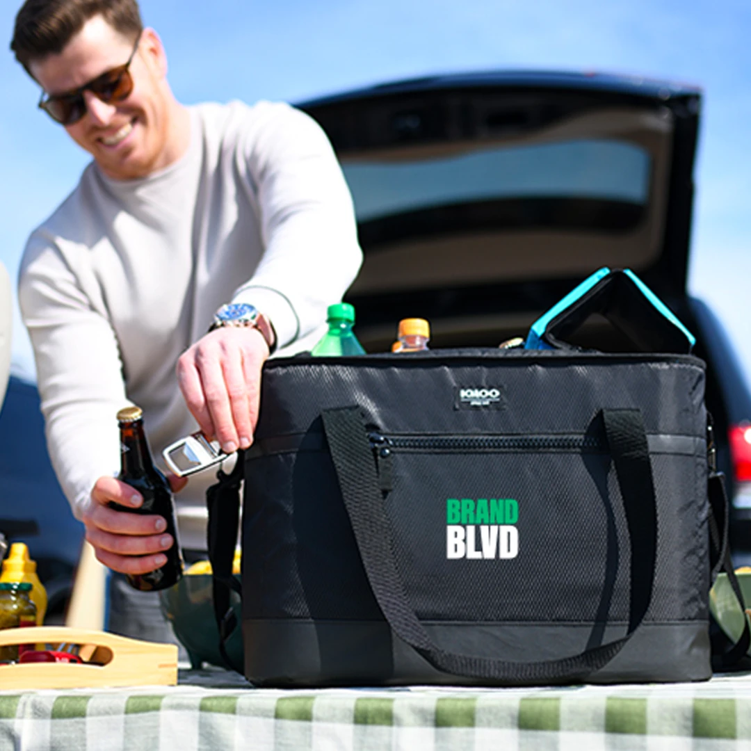 One of the most useful corporate branded merchandise gifts is a company-branded cooler as it is often brought out during social gatherings, which increases brand awareness and gives a chance for the client to talk about their awesome insurance company.