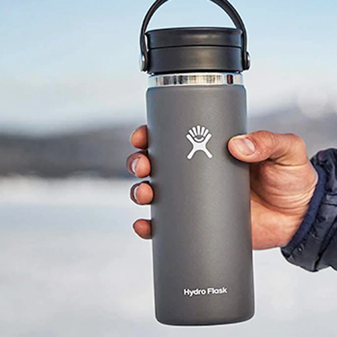Popular water bottle brand Hydro Flask that an employee was gifted.