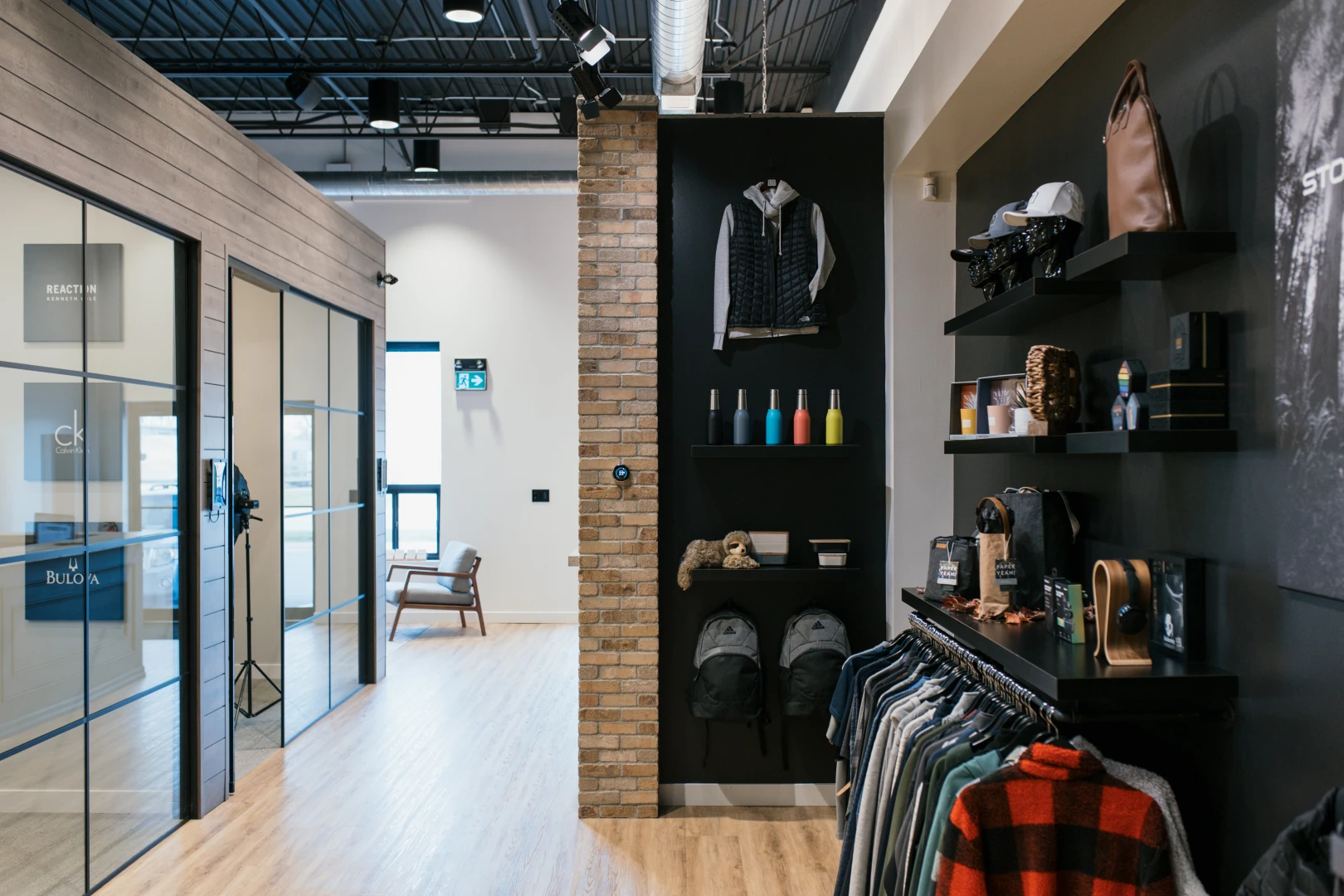 A photo of the Brand Blvd showroom and client entrance.